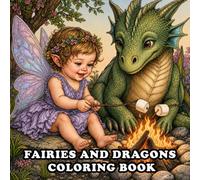 Baby Fairies and Dragons Coloring Book: A Cute Fairies and Dragons Fantasy Coloring Book for Adults Featuring Adorable Baby Fairies, Friendly Baby ... Magical Castles, and Cozy Fantasy Adventures