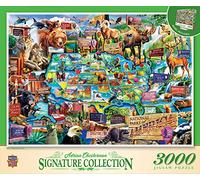 Baby Fanatics Masterpieces - Rompecabezas de 3000 piezas para adultos, familias o niños, parques nacionales de Estados Unidos, defecto del fabricante, 32 x 45 pulgadas