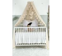 Baby Fancyroom Dosel para Cama de Bebé, Princesa Cuna, Mosquitera, Cama Auxiliar, Decoración de Habitación de Bebé, Tul Premium (Beige Claro)