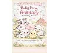 Baby Farm Animals Coloring Book (Cozy Mama Coloring Books)