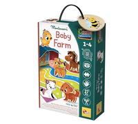 Baby Farm - jeu d'apprentissage en bois - basé sur la méthode Montessori - LISCIANI