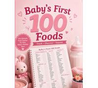 Baby First 100 Foods: 100 First Foods For Baby To Try Before Their First Birthday | Baby's First 100 Foods Tracker for Newborn use to keep track of what foods your baby’s tried