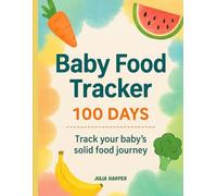 Baby Food Tracker - 100 Days: The Baby-Led Weaning Tracker for Allergy-Aware Parents | A Guided Feeding Journal to Track First Foods, Reactions & Allergies | For BLW, Purees & Mixed Feeding