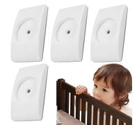 Baby Gate Wall Cup, Saver Wall Gate - Parachoques de pared montados 4x | Kit de puerta de casa antideslizante, protección de seguridad infantil para mascotas