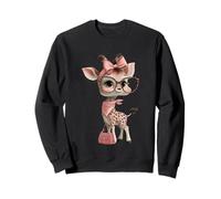 Baby Giraffe Kawaii Personaje Safari Animal Pastel Gráfico Sudadera
