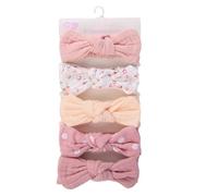 Baby Girl Bows and Dadem, Bows para niñas - Costo para bebés,Accesorios para el cabello elástico para envoltura, banda de diada de nudos y elásticos para accesorios para fotomatones