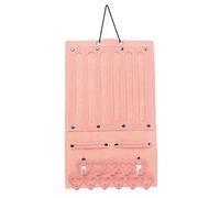 Baby Girls Bows Bows Soporter y organizador: Percha de Almacenamiento de Fieltro de Gran Capacidad para Clips de Cabello/diademas/accesorios, Diseño de Corazón Lindo con 11