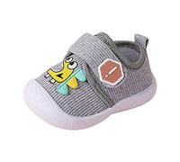Baby Girls First Walking Shoes Wide Toe Squeaky Trainers Toddler Lightweight Non Slip Sneakers Infant Slip On Soft Sole Indoor Outdoor Sports Trainers Breathable Tennis Shoes