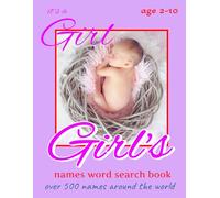 Baby Girls Name Word Puzzle book 2025 - 2026 (age2-10)
