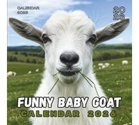 Baby Goat 2026 Calendar: Cute & Funny Goats Photos for Every Month