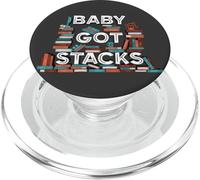 Baby Got Stacks Funny Bookworm PopSockets PopGrip para MagSafe