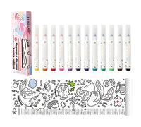 Baby Growth Height Chart, Roll-Up Measuring Ruler, Wall Hanging Tracker, Easy-To-Read Scale with 12 Color Pens, Portable Height Measurement Tool, Perfect for Early Childhood