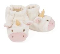 Baby GUND Luna Unicorn Sonajero Botitas Felpa Beb Zapatos Infantiles Blanco y Rosa Talla nica