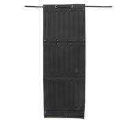 Baby Hair Bows Holder Large Capacity Foldable 3 Layers Premium Felt Material Baby Girls Headband Organizer For Door Closet Wall Black Size 104x38cm