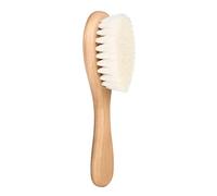 Baby Hair Brush,Wooden Handle Soft Goat Hair Baby Infant Head,Cradle Cap Brush Scalp Grooming Product for Infant, Toddler, Kids, Newborns, Baby Girls, Boys