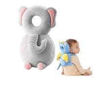 Baby Head Protector Backpack Pillow, Baby Walker Head Protector Backpack Wear, Toddler Baby Head Protection Cushion Backpack, Head Safety Protector Pad for Crawling and Walking (Little Elephant)