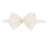 Baby Headbands, Cute Soft Baby Girl Bows Lace Headband White Butterfly Knot Headbands for Newborn Infants Toddlers Kids Christening Baptism Party