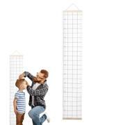 Baby Height Growth Chart Wall, Canvas Wall Growth Chart for Kids, Measuring Ruler, Hangable Impermeable Removable, Bedroom Nursery Decor for Boys and Girls, 7,87 x 47,24 pulgadas