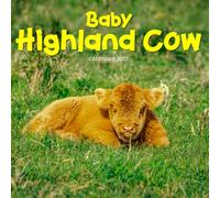 Baby Highland Cow Calendar 2027: Calves and Country Pastures