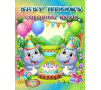 Baby Hippos Coloring Book: - It's a Whole Lotta Waddle! (Coloring Books - Cute Animals)