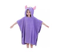 Baby Hooded Poncho Bath Towel 100% Soft Cotton Animal Bathrobe Wearable Absorbent Bathrobe Beach Towel for Baby, Boys and Girls Ages 0-6, 70 x 70cm, O
