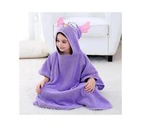 Baby Hooded Poncho Bath Towel 100% Soft Cotton Animal Bathrobe Wearable Absorbent Bathrobe Beach Towel for Baby, Boys And Girls Ages 0-6, 70 X 70cm, O