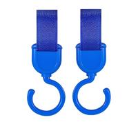 Baby Hooks - Mommy Hook 2pcs Clip de cochecito rotativo | Culchadores giratorios de 360 ° para bolsas de pañales, clips de organizador manos libres | Gancho de servicio pesado para equipo de bebé, a