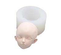 Baby Human Face 3D Clay Mold Ceramic Plaster Silicone Handcraft Soap Candle Resin Tool Mould DIY for Crafts