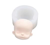 Baby Human Face 3D Clay Mold Ceramic Plaster Silicone Handcraft Soap Candle Resin Tool Mould DIY for Crafts