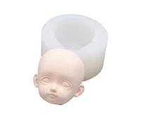 Baby Human Face 3D Clay Mold Ceramic Plaster Silicone Handcraft Soap Candle Resin Tool Mould DIY for Crafts
