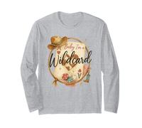 Baby I’m A Wildcard Western Playing Card Watercolor Manga Larga