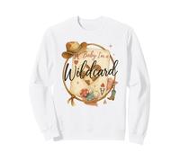 Baby I’m A Wildcard Western Playing Card Watercolor Sudadera