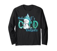 Baby It's Cold Outside Snowman Christmas Christmas Holiday Pijama Manga Larga