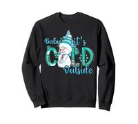 Baby It's Cold Outside Snowman Christmas Christmas Holiday Pijama Sudadera