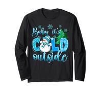 Baby It's Cold Outside Snowman Winter Vibes - Pijama navideño Manga Larga