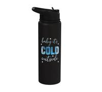 Baby its frío outside Stainless Steel Insulated Water Bottle