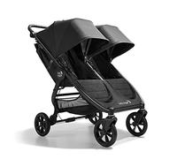 Baby Jogger City Mini GT2 - Cochecito doble doble todo terreno | Cochecito ligero y plegable | Negro opulento