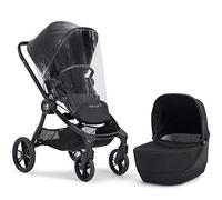 Baby Jogger City Sights - Cochecito compacto para cochecito, capazo y protección contra el clima | Sistema de viaje plegable y ligero | Negro rico
