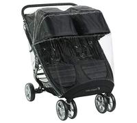Baby Jogger Protector contra la lluvia para cochecito City Mini GT2 doble y City Mini 2 para cochecito doble, bloquea la lluvia, la nieve y el viento