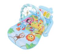 Baby Kick Piano Gym, Tapete de Actividades Divertidas, Estante de Ejercicios Musicales, Tapete de Juego Infantil para Percepción Auditiva (BLUE)