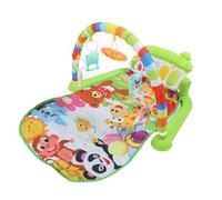 Baby Kick Piano Gym, Tapete de Actividades Divertidas, Estante de Ejercicios Musicales, Tapete de Juego Infantil para Percepción Auditiva (GREEN)