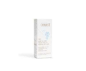 BABY & KIDS Crema Facial Bebé SPF50 | Protección Solar Cara Infantil desde 6 Meses | Resistente al Agua | Con Karité, Vitamina E | 50 ml | Vegana de ZIAJA MED