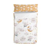 Baby Koala Saco nórdico Multicolor, 105x200 cm (Cama 105) Sin Relleno, 100% Algodón, Calidad de 150 Hilos