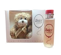 BABY LAROME Perfume Infantil 75 ml - Colonia Suave para Niños y Niñas desde 3 Años - Aroma Dulce de Naranja, Cacao y Praliné - Baja en Alcohol - Incluye Osito de Peluche - Hecha en España
