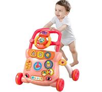 Baby Lauflernwagen - Mobile Lauflernhilfe mit Rollen, Musik- und Lernfunktionen, höhenverstellbar und sicher konstruiert | Interaktives Schiebespielzeug für Kleinkinder zur Förderung von Gleichgewicht