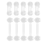 Baby Locks - Bloqueo De Seguridad De Las Cerraduras A Prueba De Desbloqueo, Sin Bloqueo De Seguridad En El Hogar Para El Piso Para El Nevera De Cartucho De Armario