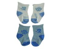 Baby Love - Calcetines "Ángel y demon" para niño azul azul Talla:19/22