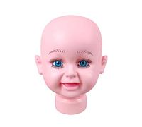 Baby Mannequin Head Wig Hats Display Show Stand Model Hair Manikin Head