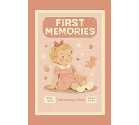 Baby Memory Notebook "First Memories": Retro Vintage Journal - Cute Baby Cover Designs: Lovely Baby Shower & Newborn Gift, Perfect for New Parents to ... Hardcover, 120 Blank Pages, 6"x9", A5