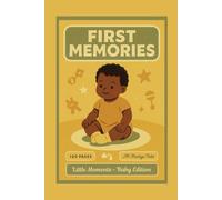 Baby Memory Notebook "First Memories": Retro Vintage Journal - Cute Baby Cover Designs: Lovely Baby Shower & Newborn Gift, Perfect for New Parents to ... Hardcover, 120 Blank Pages, 6"x9", A5
